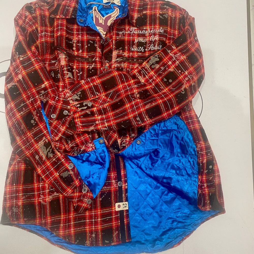 SABIT Vintage TANOSHINDE  Shirt/Jacket Sz 2X